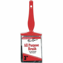 Rubberset - 3" Flat Synthetic Trim Brush - Plastic Thin Kaiser Handle - Benchmark Tooling