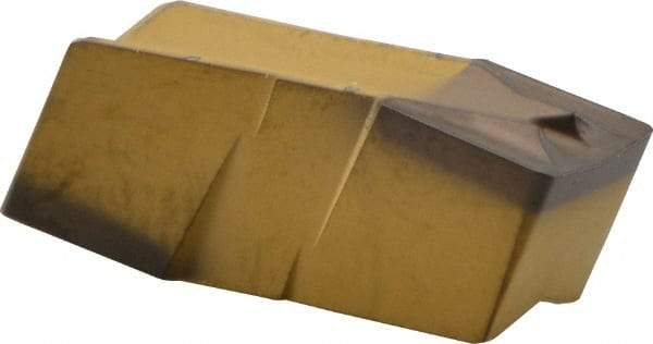 Iscar - 600E040GIF Grade IC8250, 6mm Cutting Width Carbide Grooving Insert - 13mm Max Depth of Cut, Neutral, 0.4mm Corner Radius, TiCN/Al2O3/TiN Finish - Benchmark Tooling