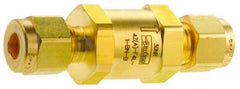 Parker - 3,000 Max psi, 3/8" Pipe, Brass Instrumentation Filter - Micro Rating 1, Viton Seal - Benchmark Tooling