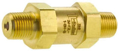 Parker - 3,000 Max psi, 3/8" Pipe, MNPT x MNPT End Connections, Brass Instrumentation Filter - Micro Rating 1, Viton Seal - Benchmark Tooling