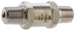 Parker - 6,000 Max psi, 1/8" Pipe, MNPT x MNPT End Connections, Stainless Steel Instrumentation Filter - Micro Rating 1, 316 Grade, Viton Seal - Benchmark Tooling