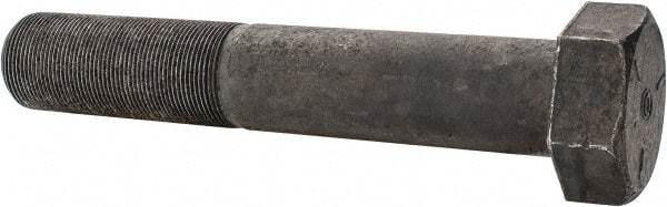 Value Collection - 1-3/4 - 12 UN, 10" Length Under Head Hex Head Cap Screw - Partially Threaded, Grade 5 Steel, Uncoated, 2-5/8" Hex - Benchmark Tooling