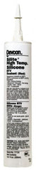 Devcon - 10.3 oz Cartridge Red RTV Silicone Joint Sealant - 500°F Max Operating Temp - Benchmark Tooling