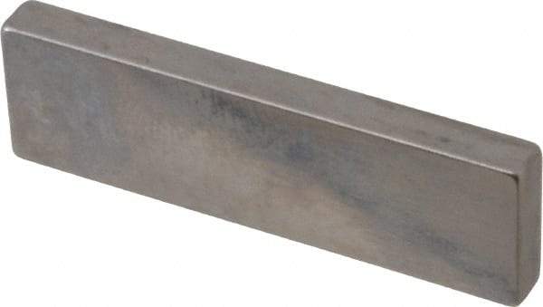 Mitutoyo - 0.114" Rectangular Steel Gage Block - Accuracy Grade 0, Includes Certificate of Inspection - Benchmark Tooling