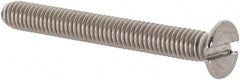 Value Collection - M3x0.50 Metric Coarse, 25mm OAL Slotted Drive Machine Screw - Flat Head, Grade 18-8 & A2 Stainless Steel, Uncoated, Without Washer - Benchmark Tooling