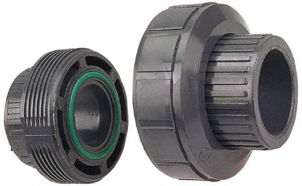 NIBCO - 1-1/2" Polypropylene Plastic Pipe Fitting - FPT x FPT End Connections - Benchmark Tooling