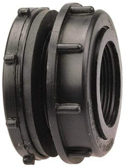 NIBCO - 1-1/4" Polypropylene Plastic Pipe Tank Adapter - Schedule 80, Tank x FPT End Connections - Benchmark Tooling