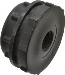 NIBCO - 1/2" Polypropylene Plastic Pipe Tank Adapter - Schedule 80, Tank x FPT End Connections - Benchmark Tooling