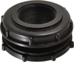 NIBCO - 2" Polypropylene Plastic Pipe Tank Adapter - Schedule 80, Tank x FPT End Connections - Benchmark Tooling