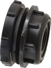 NIBCO - 3/4" Polypropylene Plastic Pipe Tank Adapter - Schedule 80, Tank x FPT End Connections - Benchmark Tooling