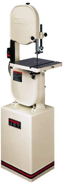 Jet - 13-1/2 Inch Throat Capacity, Vertical Bandsaw - 3000 SFPM, 1 HP, Single Phase - Benchmark Tooling