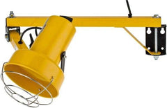 Fostoria - 40 Inch, Pivot, Bracket Mounted, Incandescent, Yellow, Dock Light - 300 Watt, 120 Volt, Nonmagnifying - Benchmark Tooling