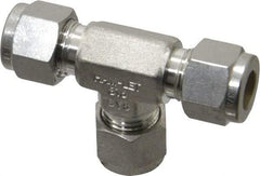 Ham-Let - 3/8" OD, Grade 316Stainless Steel Union Tee - Comp x Comp x Comp Ends - Benchmark Tooling