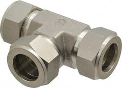 Ham-Let - 1" OD, Grade 316Stainless Steel Union Tee - Comp x Comp x Comp Ends - Benchmark Tooling