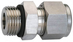 Ham-Let - 3/4" OD, Grade 316Stainless Steel Male Connector - Comp x Male SAE Ends - Benchmark Tooling