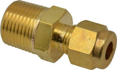Ham-Let - 1/4" OD, Brass Male Connector - Comp x MNPT Ends - Benchmark Tooling