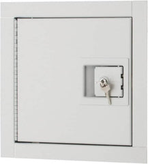 Karp - 10" Wide x 10" High, Steel Insulated Fire Rated Access Door - 8" Opening Width, 8" Opening Height - Benchmark Tooling