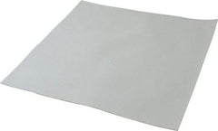 Made in USA - 12" Long, 12" Wide, 0.031" Thick, Silicone Rubber Foam Sheet - 35 to 45 Durometer, White, -20 to 500°F, 640 psi Tensile Strength, Plain Backing, Stock Length - Benchmark Tooling