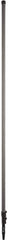 Vikan - 236 x 1-21/64" Aluminum Squeegee Handle - European Threaded Connection, Gray, Telescoping - Benchmark Tooling