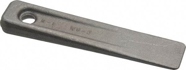 Gibraltar - 5" OAL, Carbon Steel Clamp Wedge - 1" Wide, 1/2" at Thick End, Class CA Grade - Benchmark Tooling