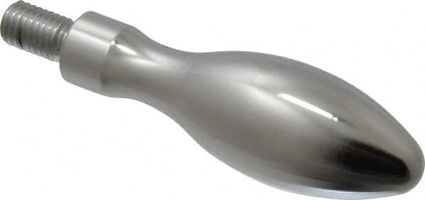 Gibraltar - M10x1.5 Threaded Stem, Fixed Handwheel & Machine Handle - Steel Bulb Shape Handle, Steel Stem - Benchmark Tooling