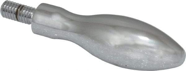 Gibraltar - M6x1 Threaded Stem, Fixed Handwheel & Machine Handle - Steel Bulb Shape Handle, Steel Stem - Benchmark Tooling