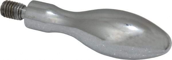 Gibraltar - M8x1.25 Threaded Stem, Fixed Handwheel & Machine Handle - Steel Bulb Shape Handle, Steel Stem - Benchmark Tooling