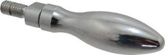 Gibraltar - M6x1 Threaded Stem, Revolving Handwheel & Machine Handle - Steel Bulb Shape Handle, Steel Stem - Benchmark Tooling