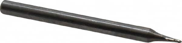 Magafor - 0.9mm Body Diam, 90°, 1-1/2" OAL, Solid Carbide Spotting Drill - Benchmark Tooling