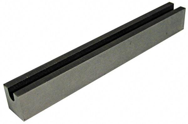 Eclipse - 1/4" Channel Width, 6" Long, 15 kg Max Pull Force, Rectangle Alnico Channel Magnet - 3/4" Overall Width, 550°C Max Operating Temp, 1/2" High, Grade 5 Alnico - Benchmark Tooling