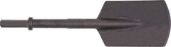 Ingersoll-Rand - 5-1/2" Head Width, 16" OAL, 0.7" Shank Diam, Spade Chisel - Hex Drive, Hex Shank, Steel - Benchmark Tooling