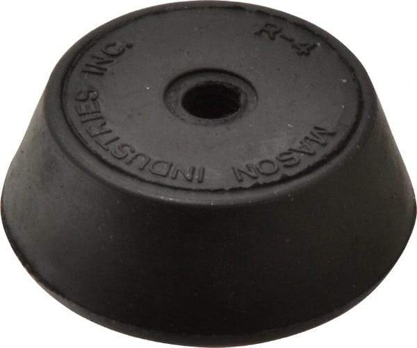 Mason Ind. - 3/8-16 Bolt Thread, 2-1/4" Wide Tapped Mount Leveling Pad & Mount - 250 Max Lb Capacity, 2-1/4" Base Diam - Benchmark Tooling