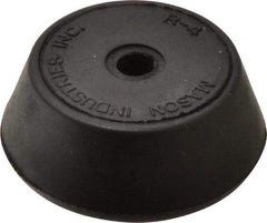 Mason Ind. - 3/8-16 Bolt Thread, 2-1/4" Wide Tapped Mount Leveling Pad & Mount - 250 Max Lb Capacity, 2-1/4" Base Diam - Benchmark Tooling