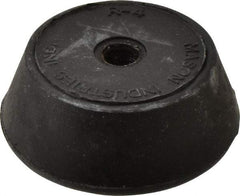 Mason Ind. - 3/8-16 Bolt Thread, 2-1/4" Wide Tapped Mount Leveling Pad & Mount - 400 Max Lb Capacity, 2-1/4" Base Diam - Benchmark Tooling