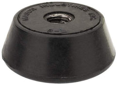 Mason Ind. - 1/2-13 Bolt Thread, 2-1/4" Wide Tapped Mount Leveling Pad & Mount - 1,000 Max Lb Capacity, 2-1/4" Base Diam - Benchmark Tooling
