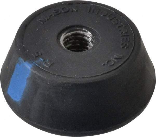Mason Ind. - 1/2-13 Bolt Thread, 2-1/4" Wide Tapped Mount Leveling Pad & Mount - 600 Max Lb Capacity, 2-1/4" Base Diam - Benchmark Tooling