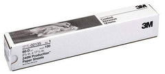 3M - 80 Grit, Aluminum Oxide Sanding Sheet - 17-1/2" Long x 2-3/4" Wide, Medium Grade, D Weighted Paper Backing - Benchmark Tooling