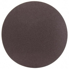 Norton - 24" Diam, 50 Grit Aluminum Oxide Adhesive PSA Disc - Coarse Grade, Brown, X Weighted Backing, Flexible - Benchmark Tooling