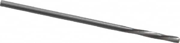 Magafor - 1.491mm Solid Carbide 4 Flute Chucking Reamer - Spiral Flute, 0.0587" Straight Shank, 25/64" Flute Length, 1-9/16" OAL - Benchmark Tooling