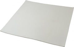 Made in USA - 12" Long, 12" Wide, 1/16" Thick, Silicone Rubber Foam Sheet - 35 to 45 Durometer, White, -20 to 500°F, 640 psi Tensile Strength, Plain Backing, Stock Length - Benchmark Tooling