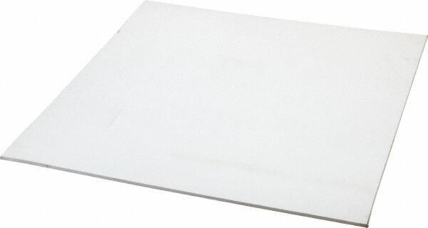 Made in USA - 12" Long, 12" Wide, 1/8" Thick, Silicone Rubber Foam Sheet - 35 to 45 Durometer, White, -20 to 500°F, 640 psi Tensile Strength, Plain Backing, Stock Length - Benchmark Tooling