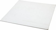 Made in USA - 12" Long, 12" Wide, 1/8" Thick, Silicone Rubber Foam Sheet - 35 to 45 Durometer, White, -20 to 500°F, 640 psi Tensile Strength, Plain Backing, Stock Length - Benchmark Tooling