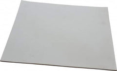 Made in USA - 12" Long, 12" Wide, 1/8" Thick, Silicone Rubber Foam Sheet - 35 to 45 Durometer, White, -20 to 500°F, 640 psi Tensile Strength, Adhesive Backing, Stock Length - Benchmark Tooling
