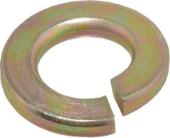 Value Collection - 5/16", 0.078" Thick Split Lock Washer - Grade 8 Alloy Steel, Zinc-Plated Finish, 0.314" Min ID, 0.322" Max ID, 0.489" Min OD, 0.583" Max OD - Benchmark Tooling