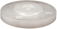 NIBCO - 3/4" Pipe, 3-7/8" OD, Polypropylene Blind Pipe Flange - Schedule 80, Natural - Benchmark Tooling