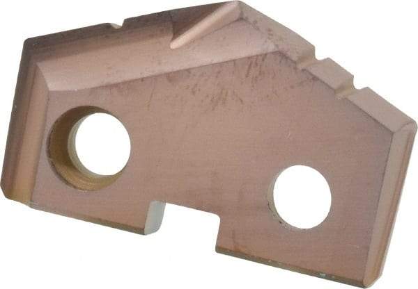 Allied Machine and Engineering - 1-1/32" Diam x 3/16" Thick, Seat Code 2, 132° Included Angle Spade Drill Insert - AM200 Coated, Cobalt, Grade Super Cobalt, Series GEN2 T-A - Benchmark Tooling