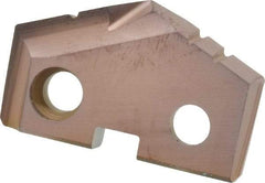 Allied Machine and Engineering - 1-1/32" Diam x 3/16" Thick, Seat Code 2, 132° Included Angle Spade Drill Insert - AM200 Coated, Cobalt, Grade Super Cobalt, Series GEN2 T-A - Benchmark Tooling