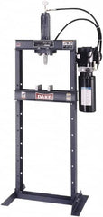 Dake - 10 Ton Hydraulic Shop Press - 10 Inch Stroke, 1 HP, Single Phase - Benchmark Tooling