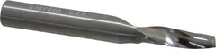 Onsrud - 3/16" Cutting Diam x 5/8" Length of Cut, 1 Flute, Upcut Spiral Router Bit - Uncoated, Right Hand Cut, Solid Carbide, 2" OAL x 1/4" Shank Diam, Single Edge, 21° Helix Angle - Benchmark Tooling