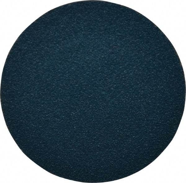 Merit Abrasives - 2" Disc Diam, 120 Grit, Zirconia Alumina Quick Change Disc - Type R Attaching System, Coated, Blue, Fine Grade, 30,000 RPM, KY672 Series - Benchmark Tooling